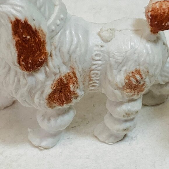 Standard Poodle Figurines Vintage Made in Hong Kong Plastic as is Lot of 3 - Picture 4 of 5